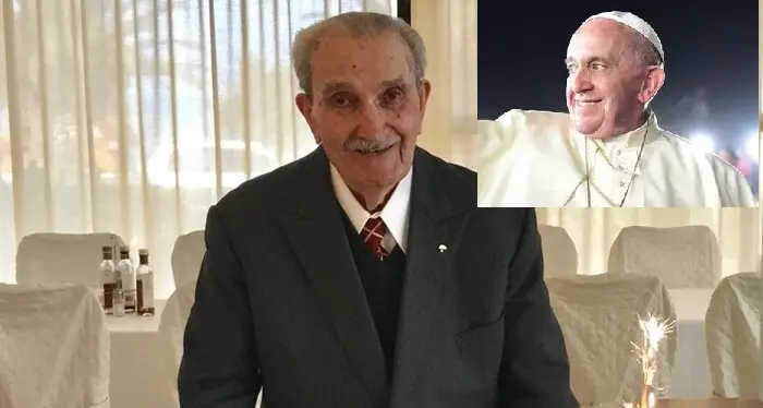 A 108 anni l’ex guardia in Vaticano piange la morte del Papa: «Doveva riguardarsi»