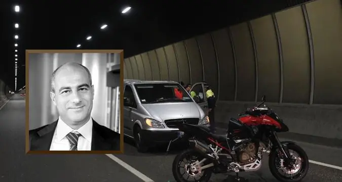 Schianto in galleria a Martignano: il centauro morto è Donato Narciso, famoso notaio trentino