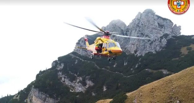 In coma l’alpinista di 62 anni caduto sulle Dolomiti di Brenta