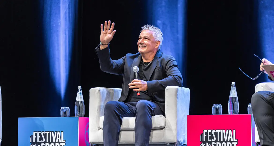 Il “Divin Codino” stella dell’evento inaugurale del Festival: “Lo sport è palestra di vita”