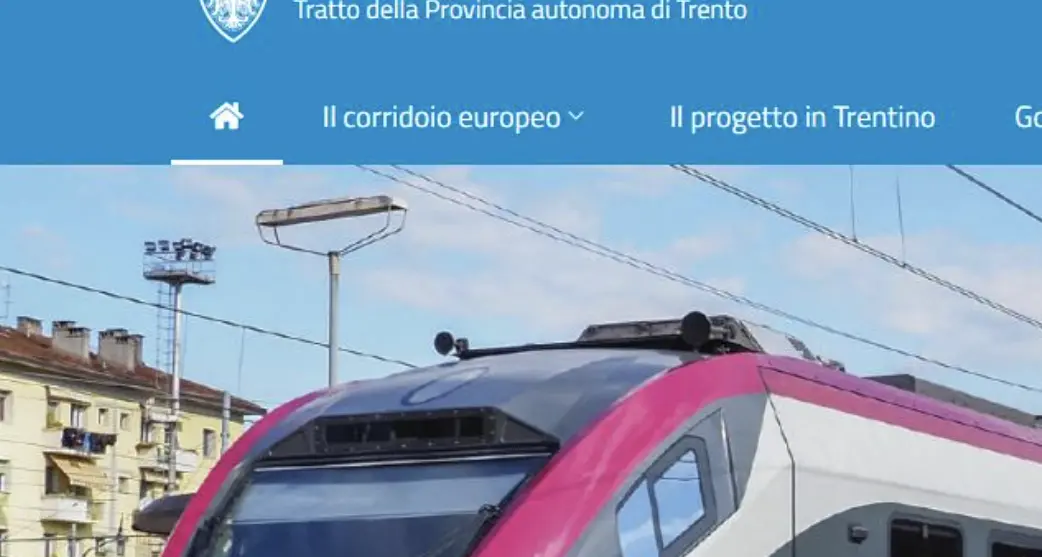 Lanciato un sito dedicato al corridoio del Brennero e alla linea Verona-Fortezza