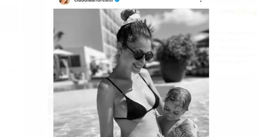 Claudia Andreatti di nuovo in dolce attesa