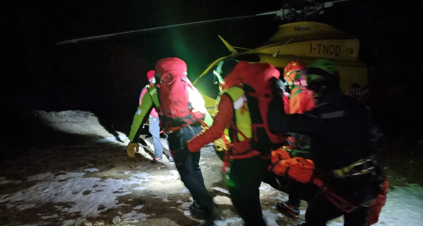 Papà e due figli sorpresi dal temporale sulle Pale di San Martino: recuperati nella notte
