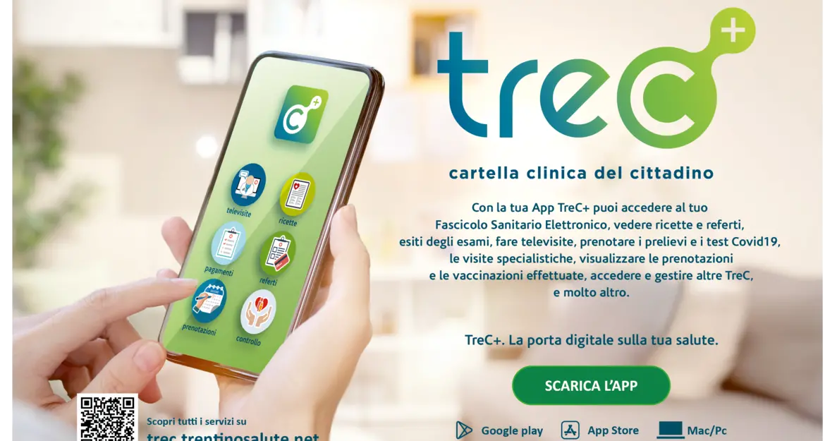 TreC+, in Trentino arriva la nuova piattaforma digitale che supporta anche la telemedicina