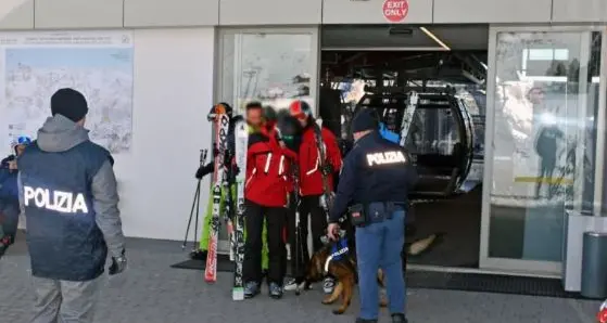 Havana, pastore tedesco antidroga sulle piste della val di Fassa