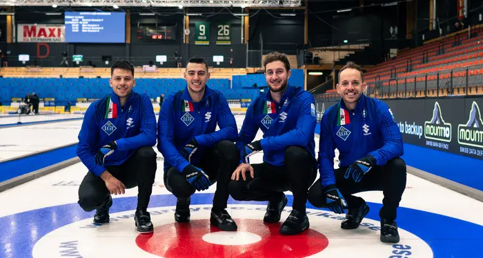 Curling, bronzo per i trentini Monsaner, Arman e Giovanella agli Europei