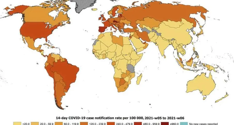 Covid, Trentino ancora rosso nella mappa dell’Europa