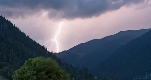 Nuova allerta temporali dal pomeriggio in Trentino
