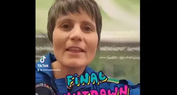 AstroSamantha e il suo “Final countdown su Tiktok”: «Suggeritemi una playlist per raggiungere la rampa di lancio»