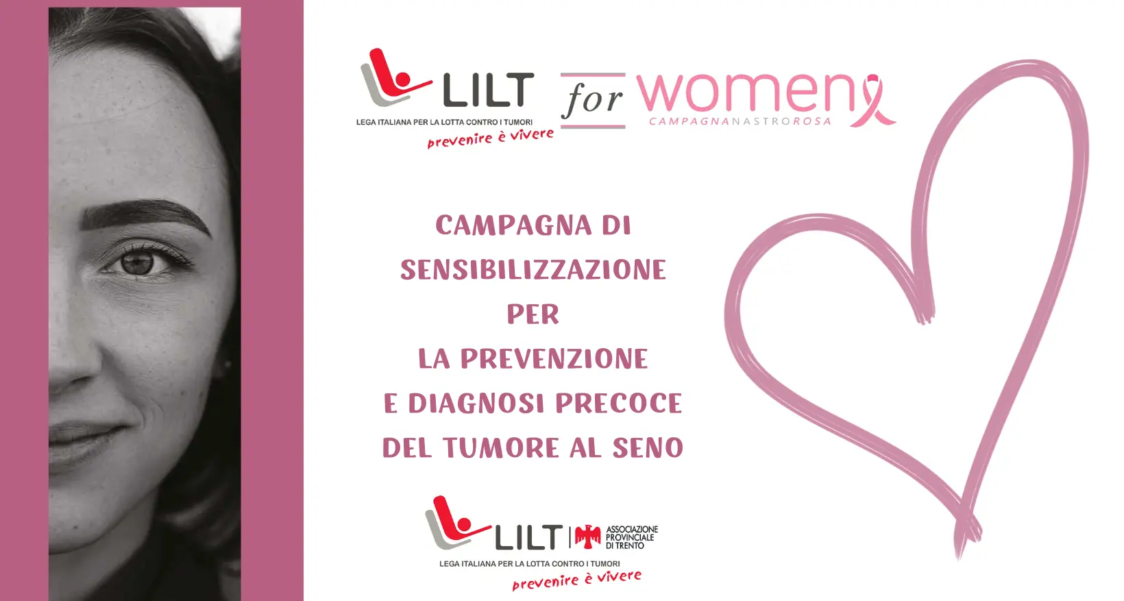 Al via la campagna 'Nastro rosa' della Lilt del Trentino