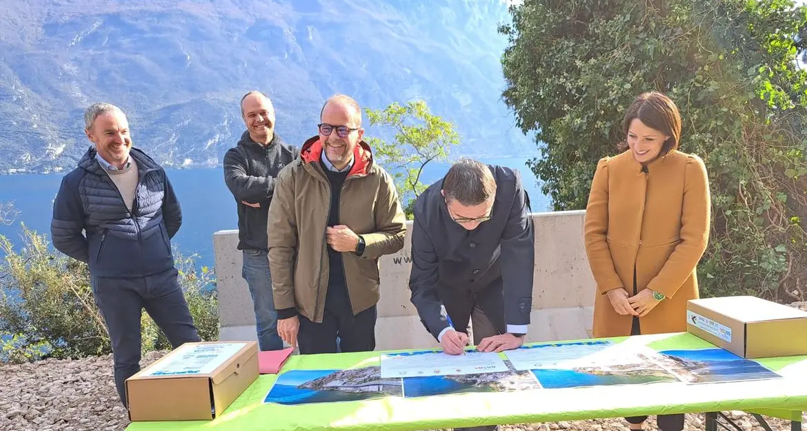 Ciclovia del Garda, a Riva avviati i lavori per due nuovi tratti di 1.300 metri totali