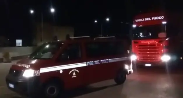 I pompieri di Rovereto in viaggio verso la Polonia con un carico di aiuti umanitari