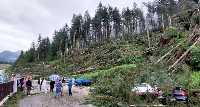 Coldiretti: ieri nel Nordest 24 tempeste di vento e grandine