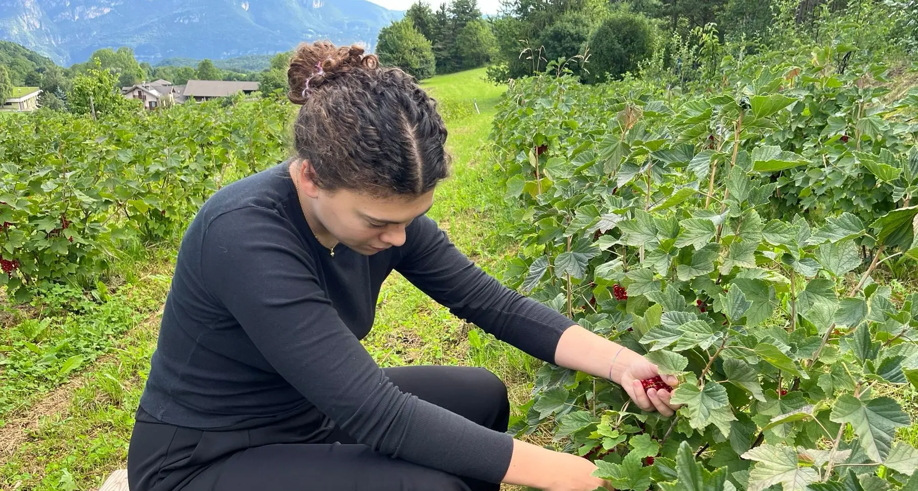 Maria Sofia Perlot, da geometra a contadina bio sulla Paganella