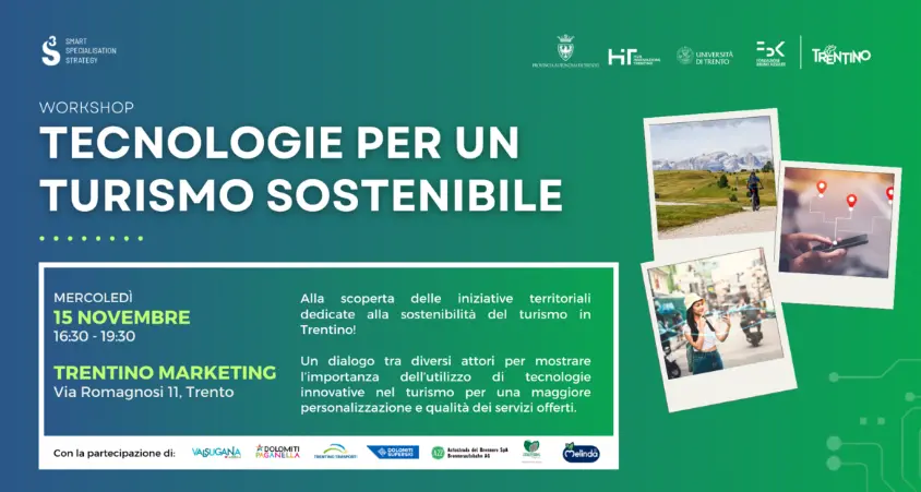 “Tecnologie per un turismo sostenibile”: ecco il secondo appuntamento di specializzazione provinciale