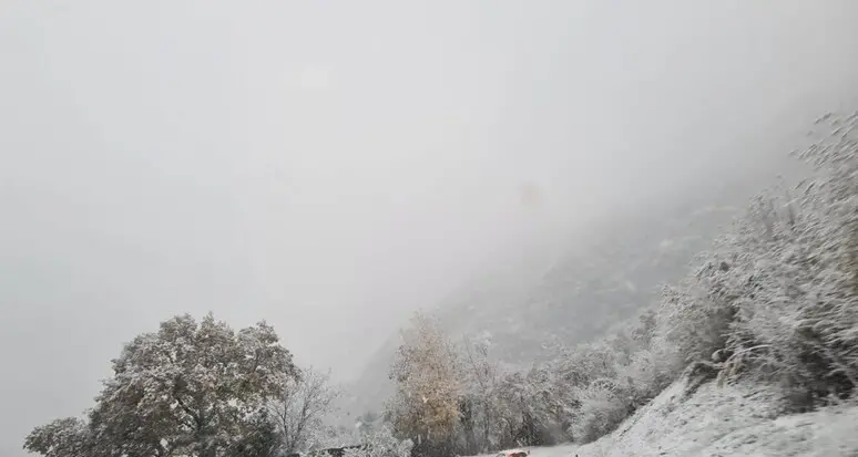 Neve in fondovalle, previsti dai 5 ai 15 centimetri: alcuni incidenti e traffico in tilt