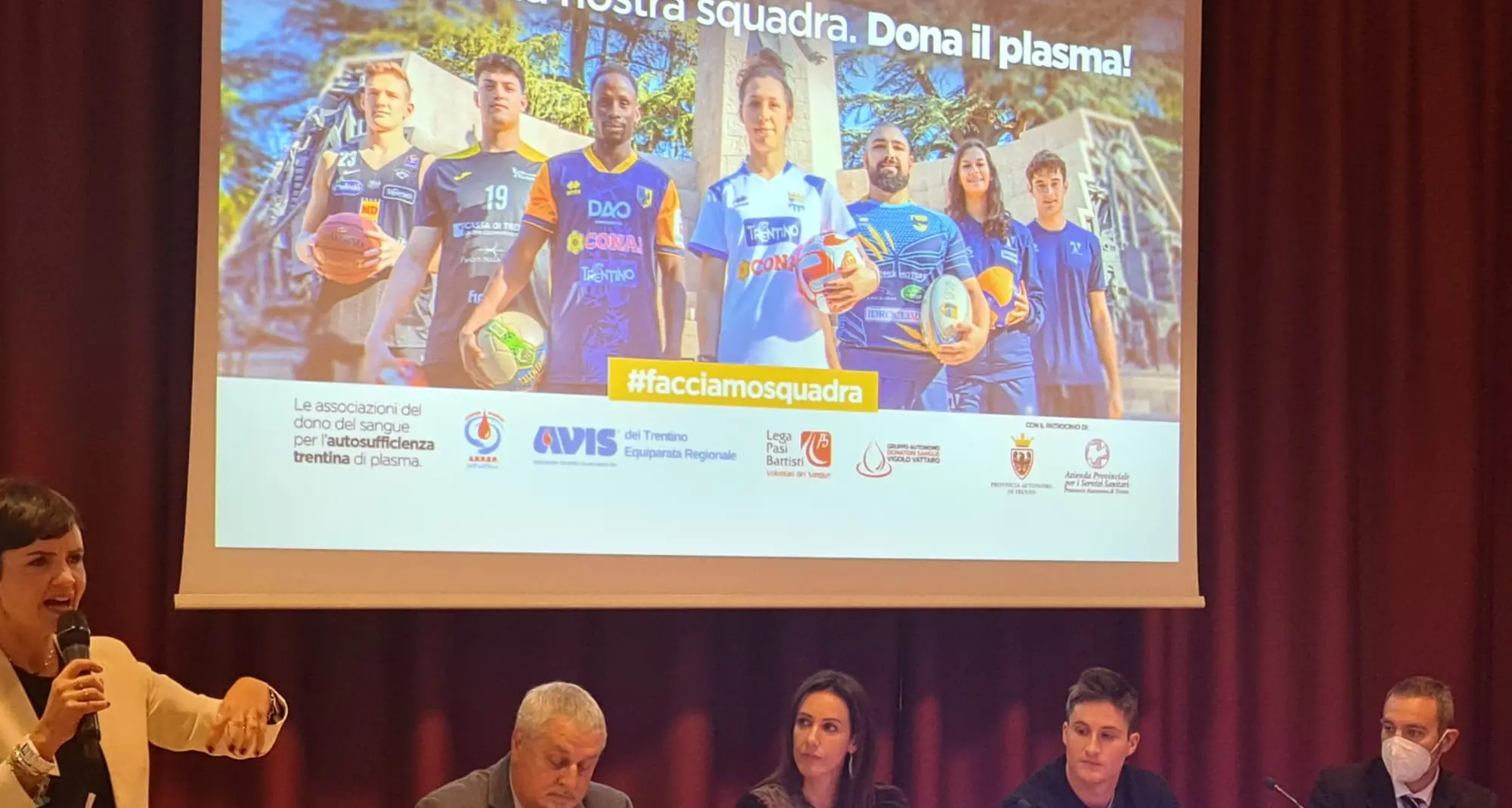 Plasma, in Trentino una grande squadra di testimonial per la donazione