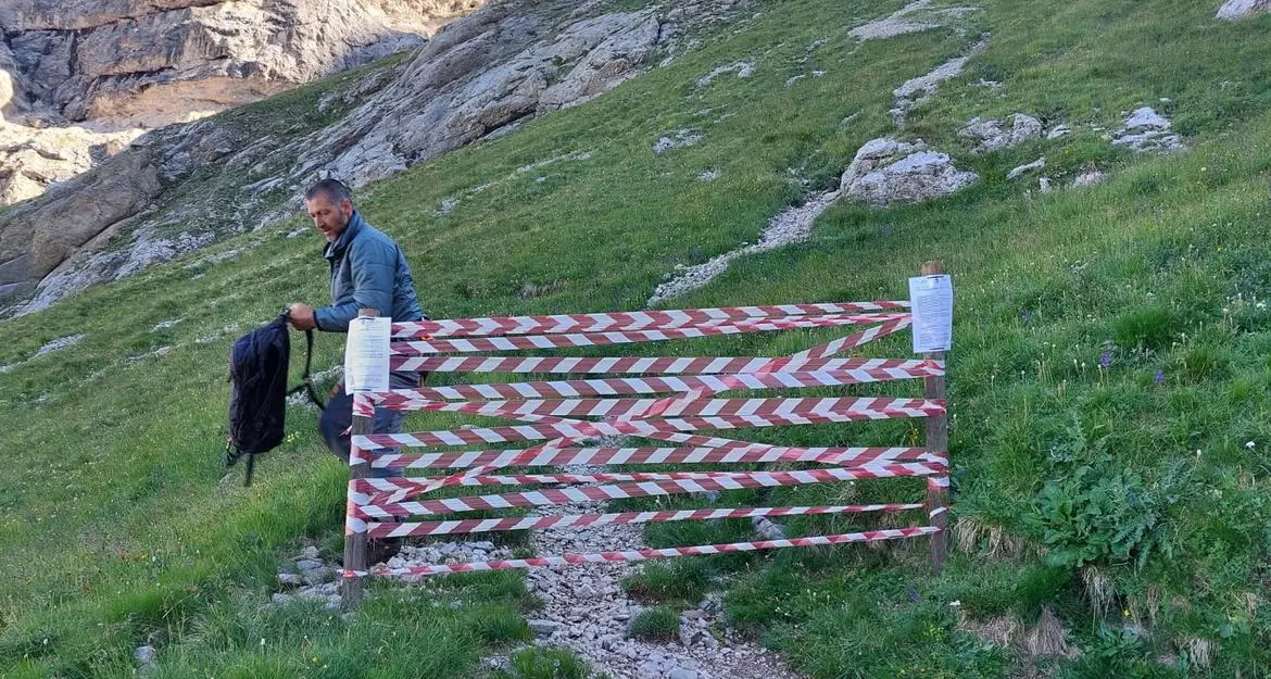 Marmolada, da domani ricerche via terra con i cani. «Chi non rispetta i divieti sarà denunciato»