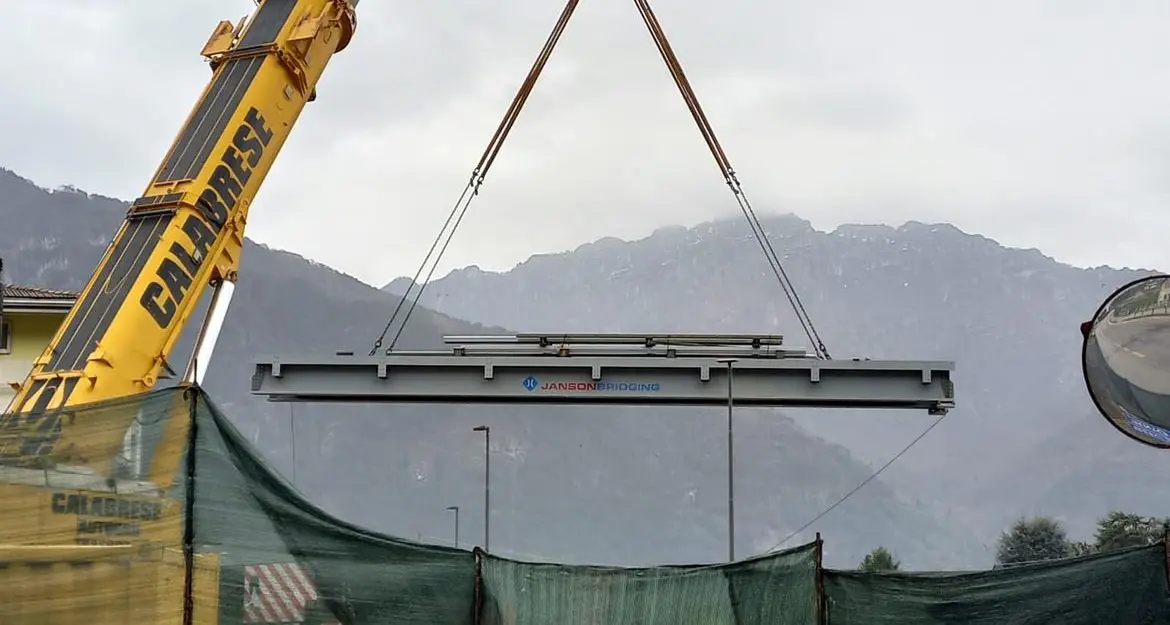 Ponte Caffaro: al via la posa provvisoria, alla provincia costerà circa 900 mila euro
