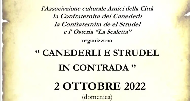 «Canederli in contrada», festa domenica a Santa Maria Maddalena