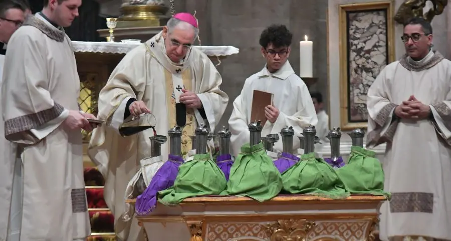 Settimana Santa: in cattedrale la Messa del Crisma