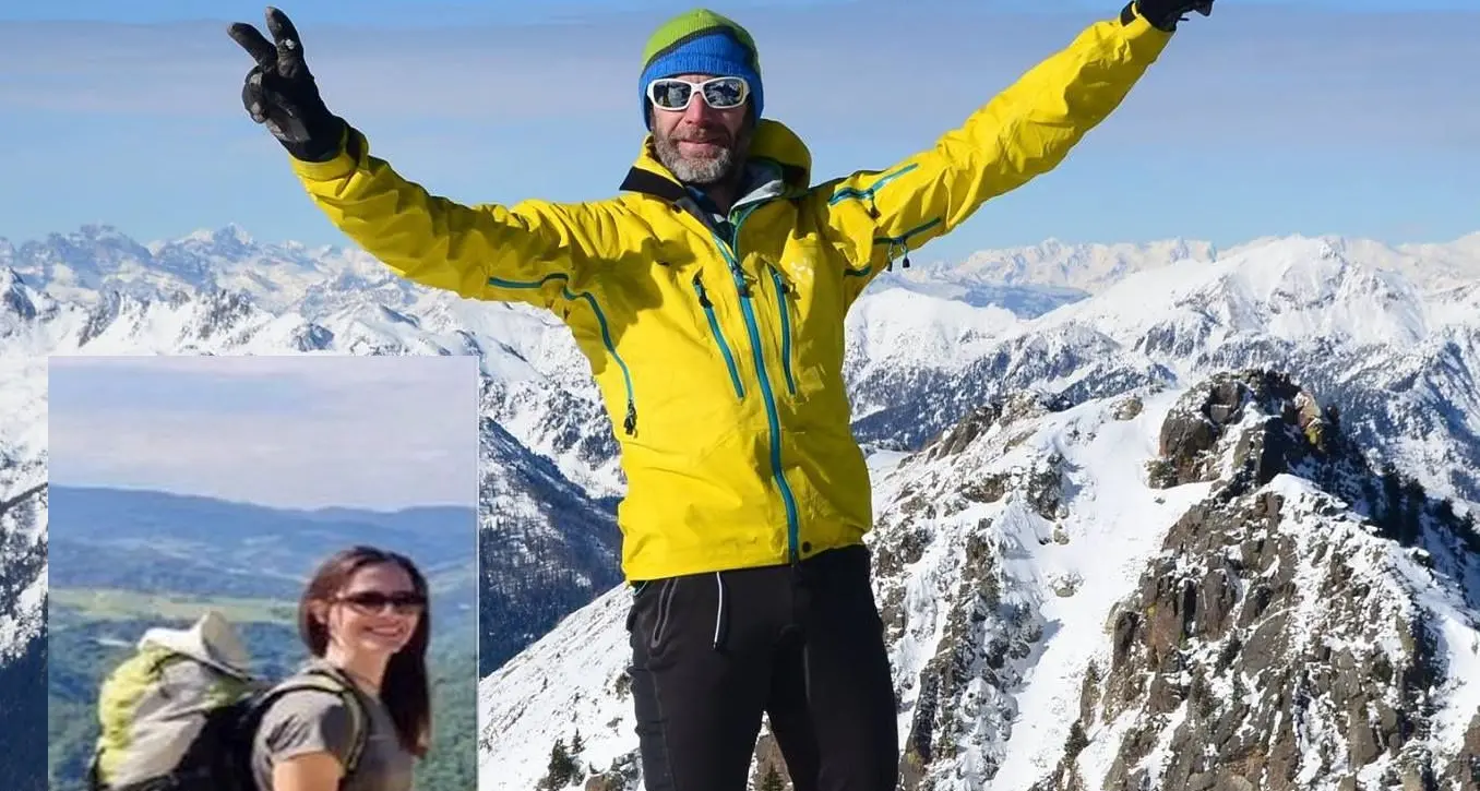 Marmolada: Davide e Erica, marito e moglie: lui morto e lei dispersa