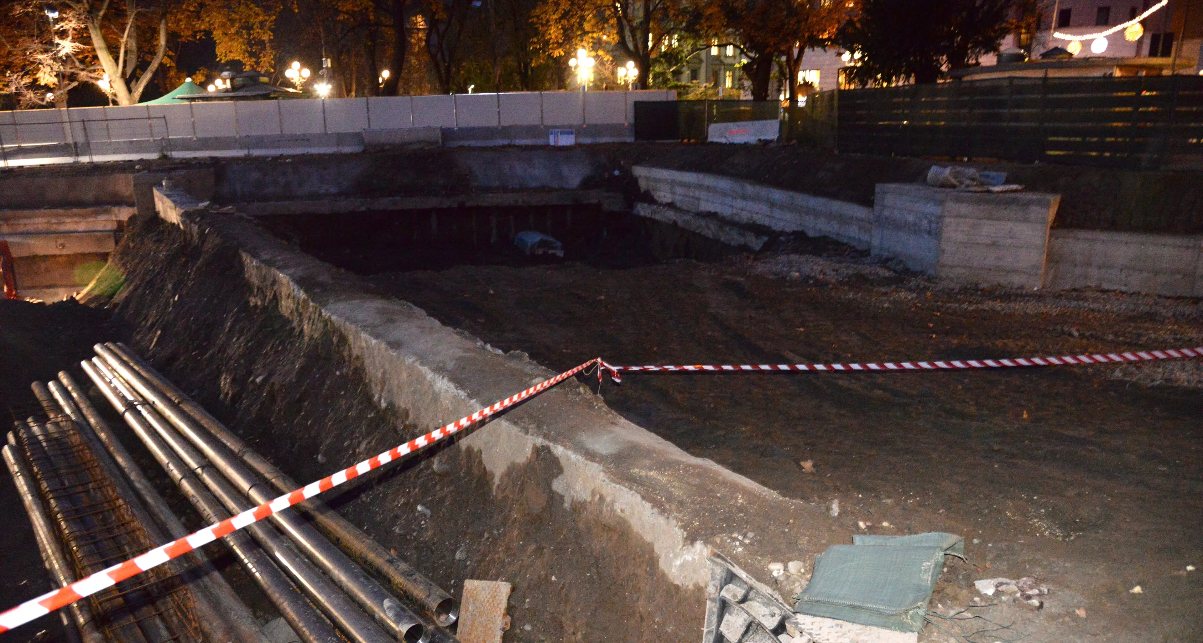 Erneut Fliegerbombe in der Baustelle Walther Park gefunden