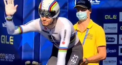 Europei, Filippo Ganna è argento