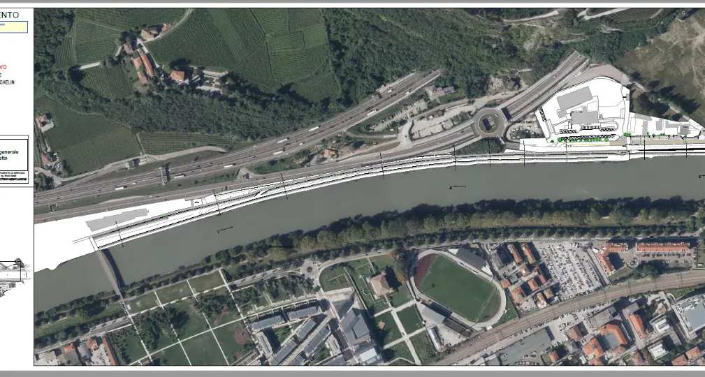 Trento, via libera alla ciclabile sulla destra Adige tra ponte San Lorenzo e \"Le Albere\"