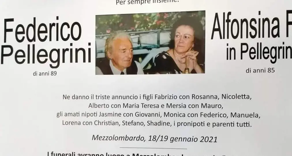 Storia d’amore unica: morti insieme dopo 65 anni di matrimonio