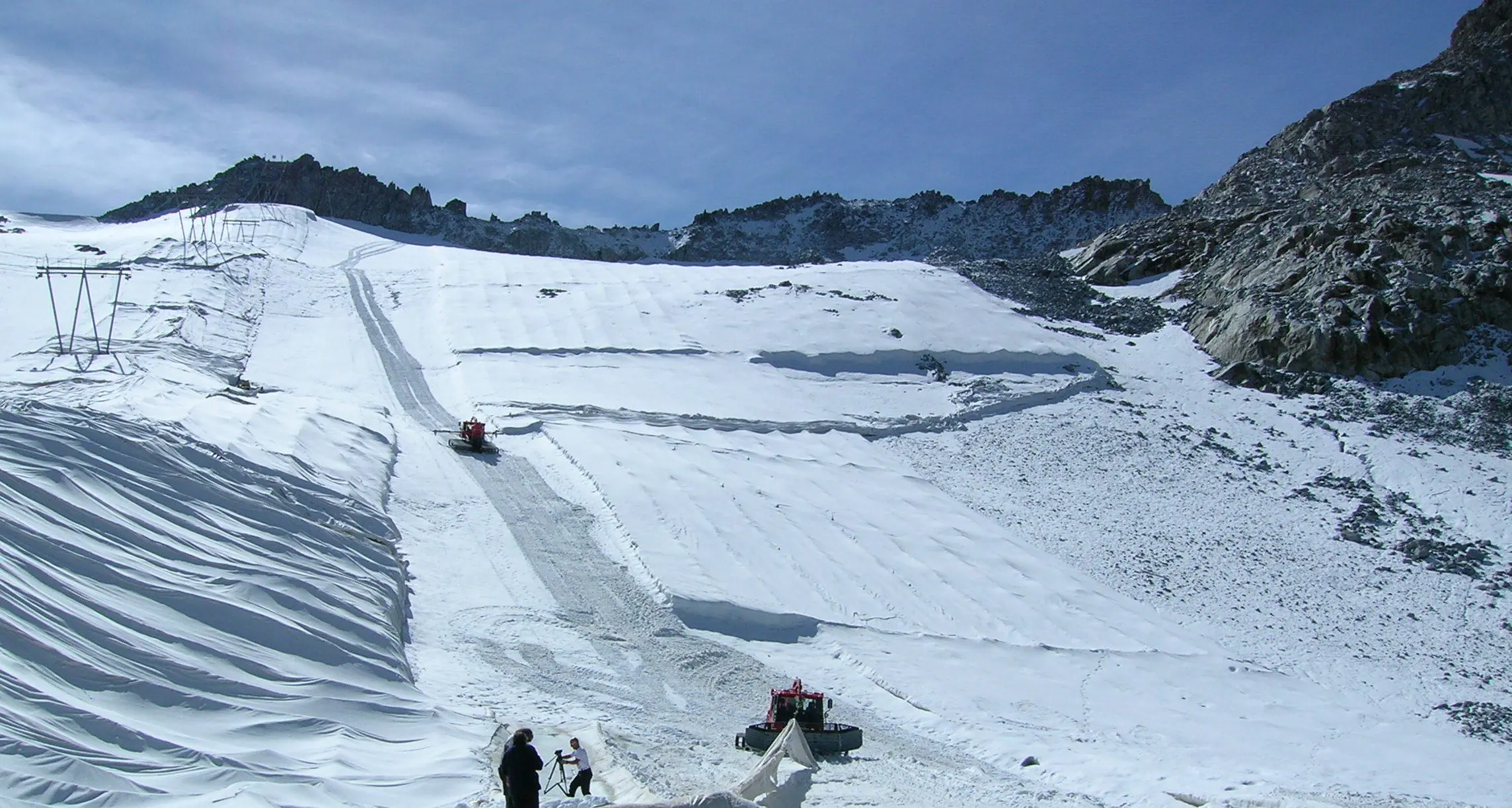 Il saluto al Presena e il monitoraggio: la carovana dei ghiacciai arriva in Trentino