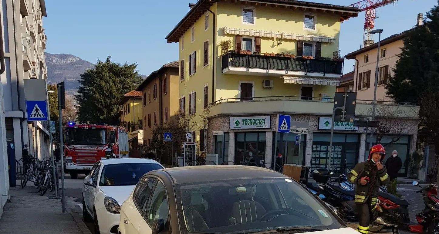 Trento, fuga di gas nel cantiere in via Gorizia