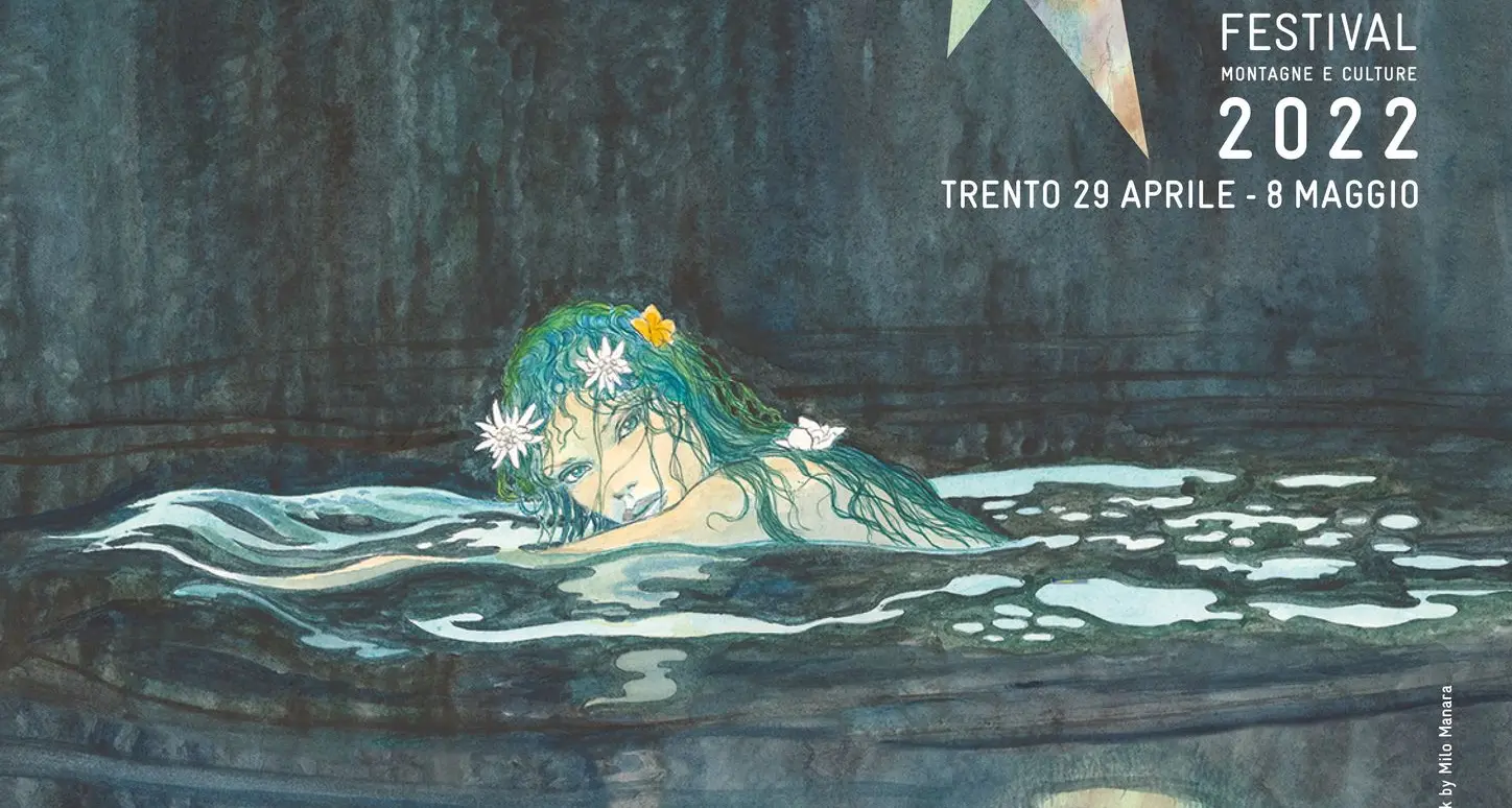 L’ondina disegnata da Milo Manara per il 70esimo Trento Film Festival