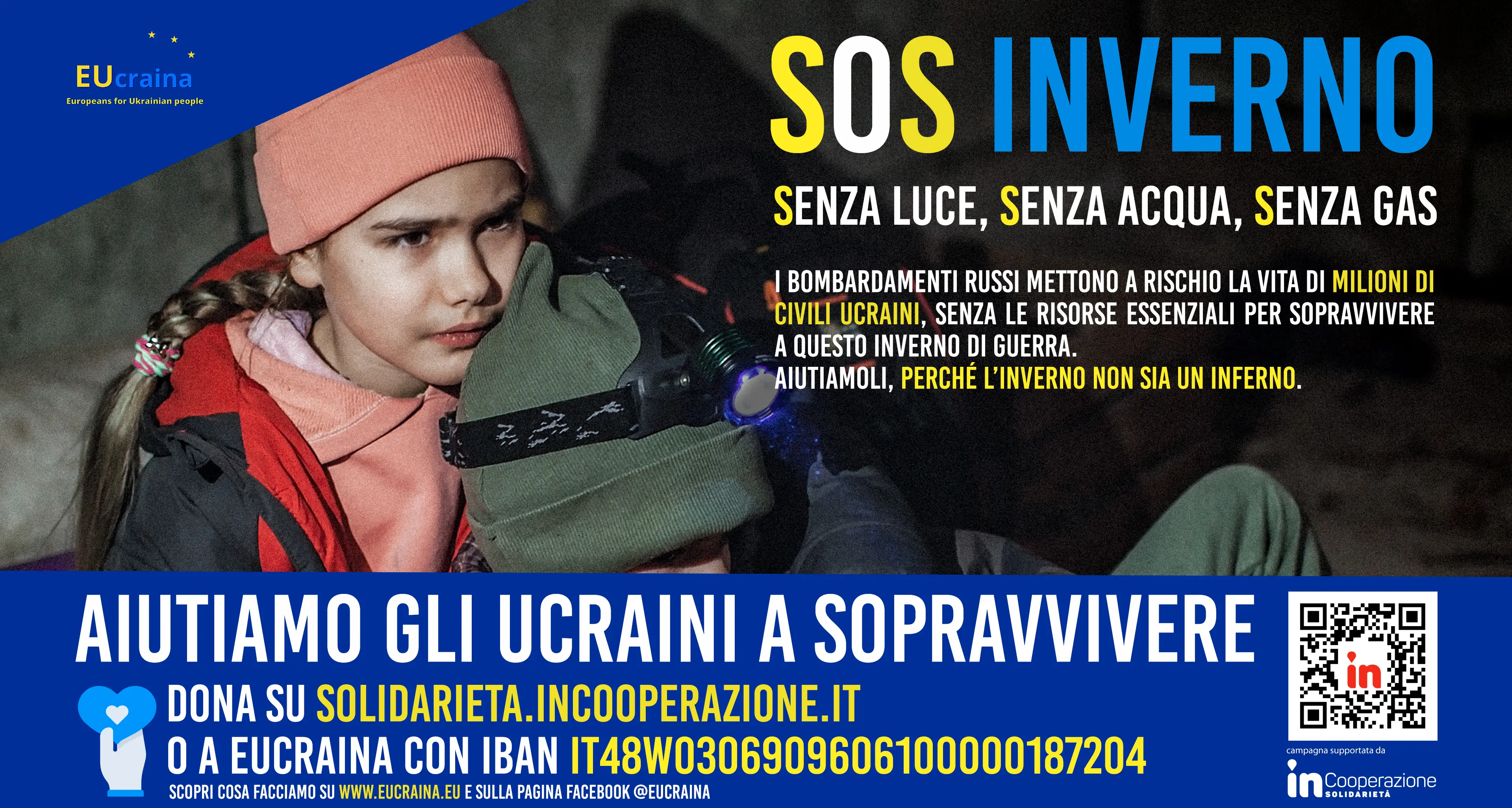 “Sos Ucraina”, perché l'inverno non sia un inferno