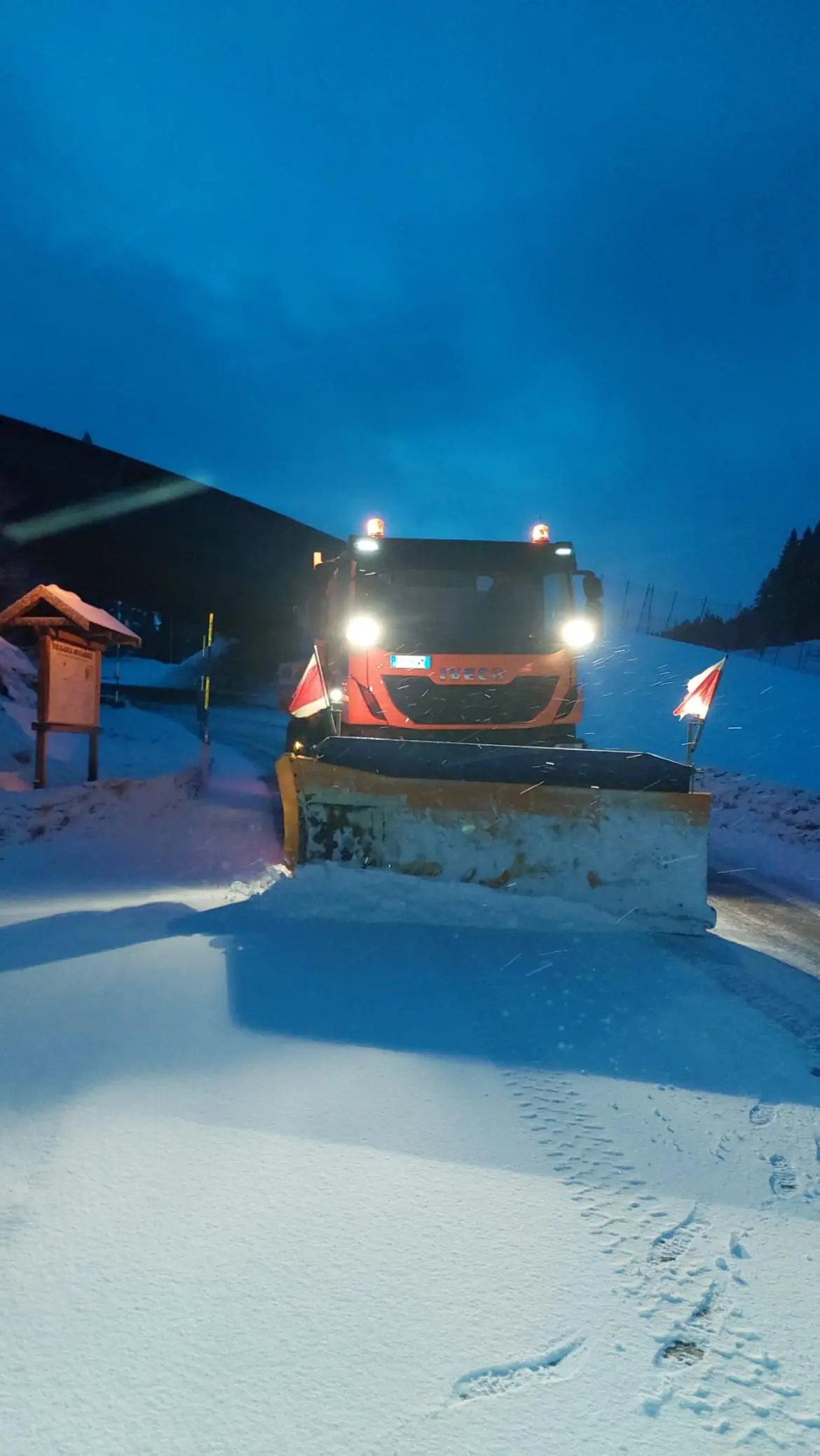 Meteo, neve ma solo in quota e ora temperature in picchiata