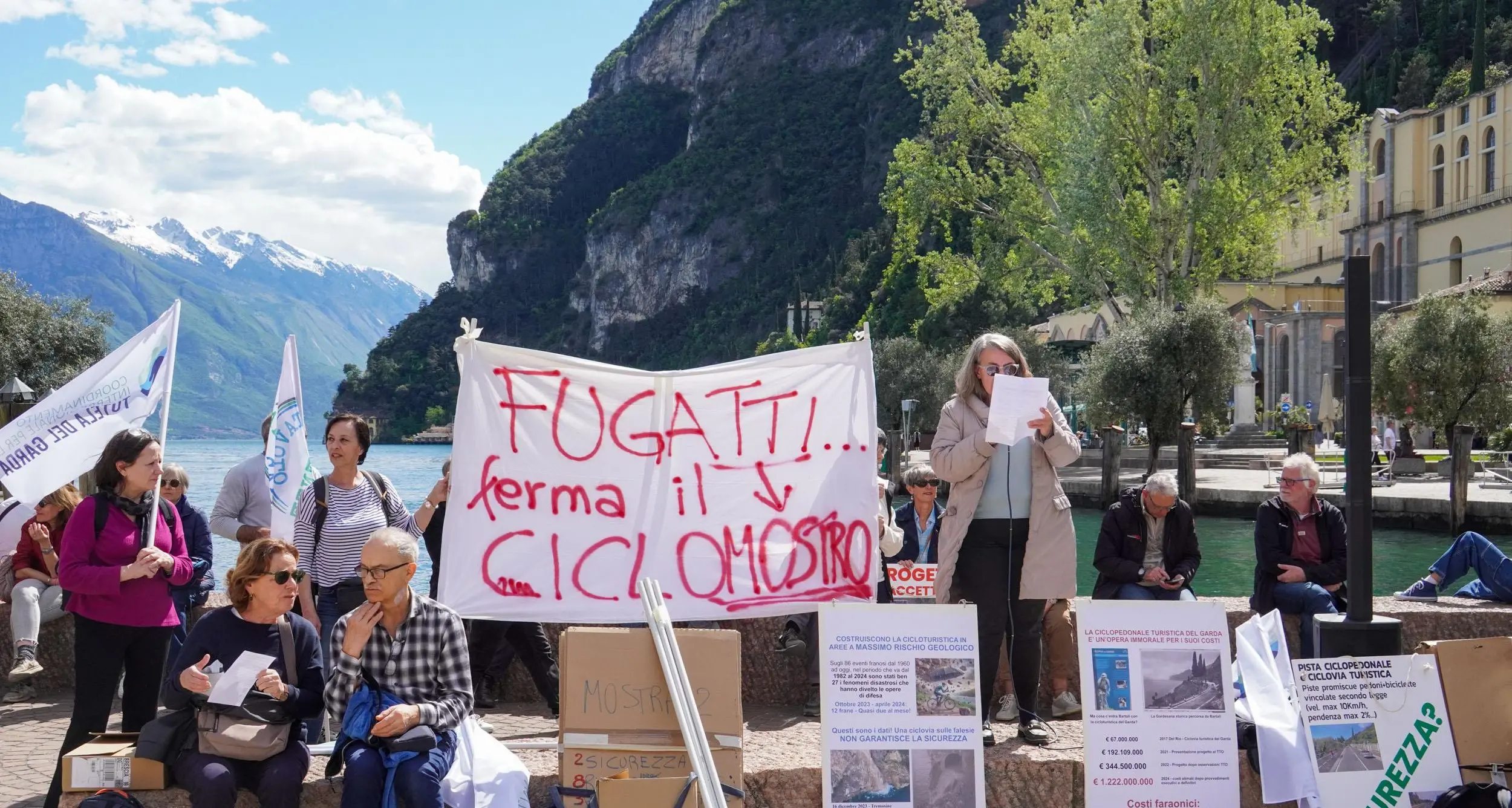Ciclovia del Garda, il Comune di Arco chiede di rivedere il progetto