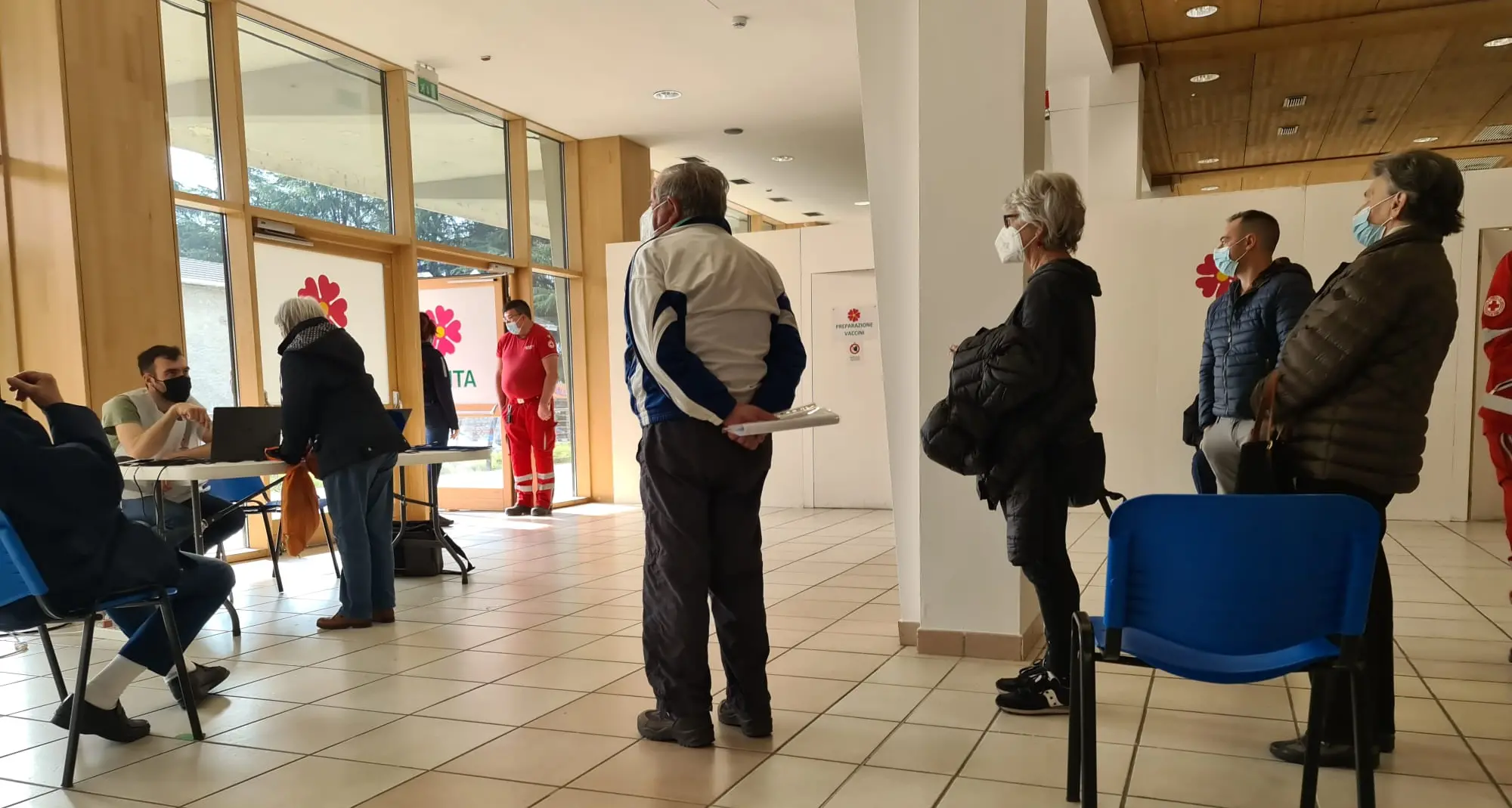 Vaccini a Trento, domenica di grandissima affluenza al Cte
