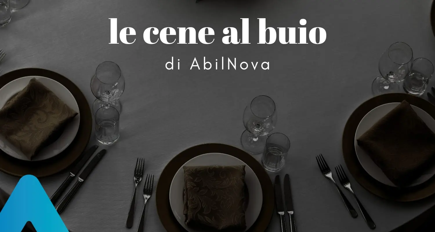 Trento: AbilNova festeggia i 20 anni dalla prima cena al buio