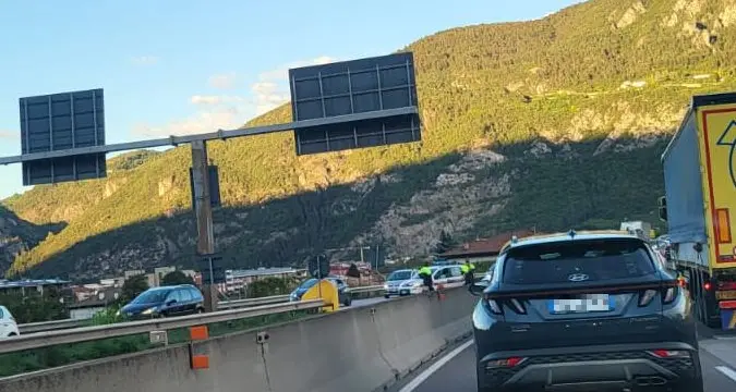 Trento, incidente in tangenziale: lunghe code in direzione sud
