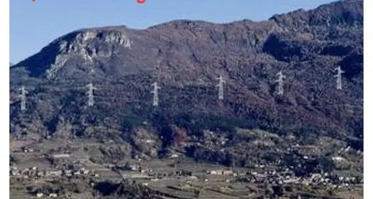 Il Comune di Trento: “La foto dei tralicci in Marzola è un fotomontaggio”