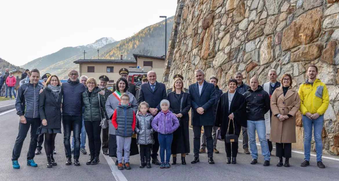 Cusiano, inaugurata la nuova strada Val Martina-Coste