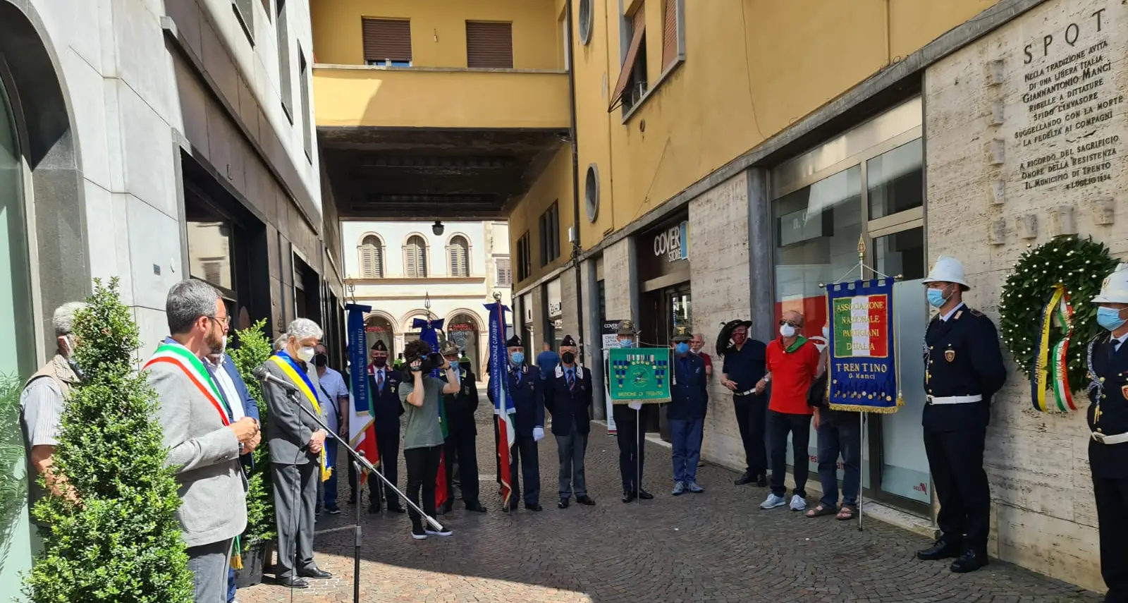 Trento ricorda Giannantonio Manci: “Grazie a chi ha combattuto la dittatura, l’Italia è diventata una democrazia”