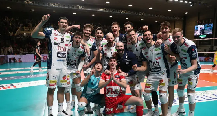 Superlega, l’Itas batte Padova 3-0: è campione d’inverno