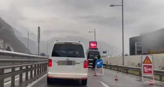 Trento, ingorgo mattutino sulla tangenziale
