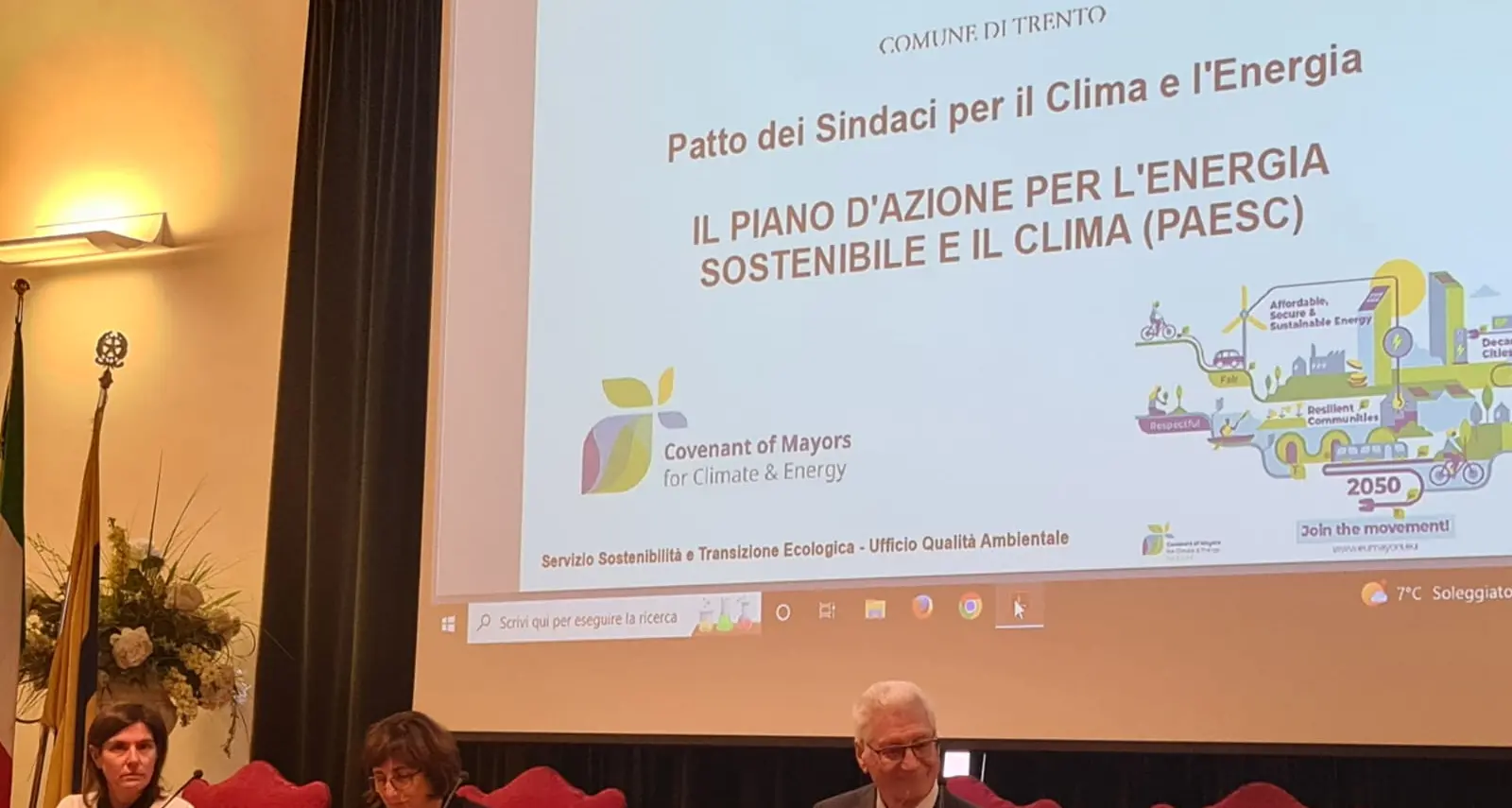 Trento, ecco il piano del Comune per ridurre del 40% le emissioni