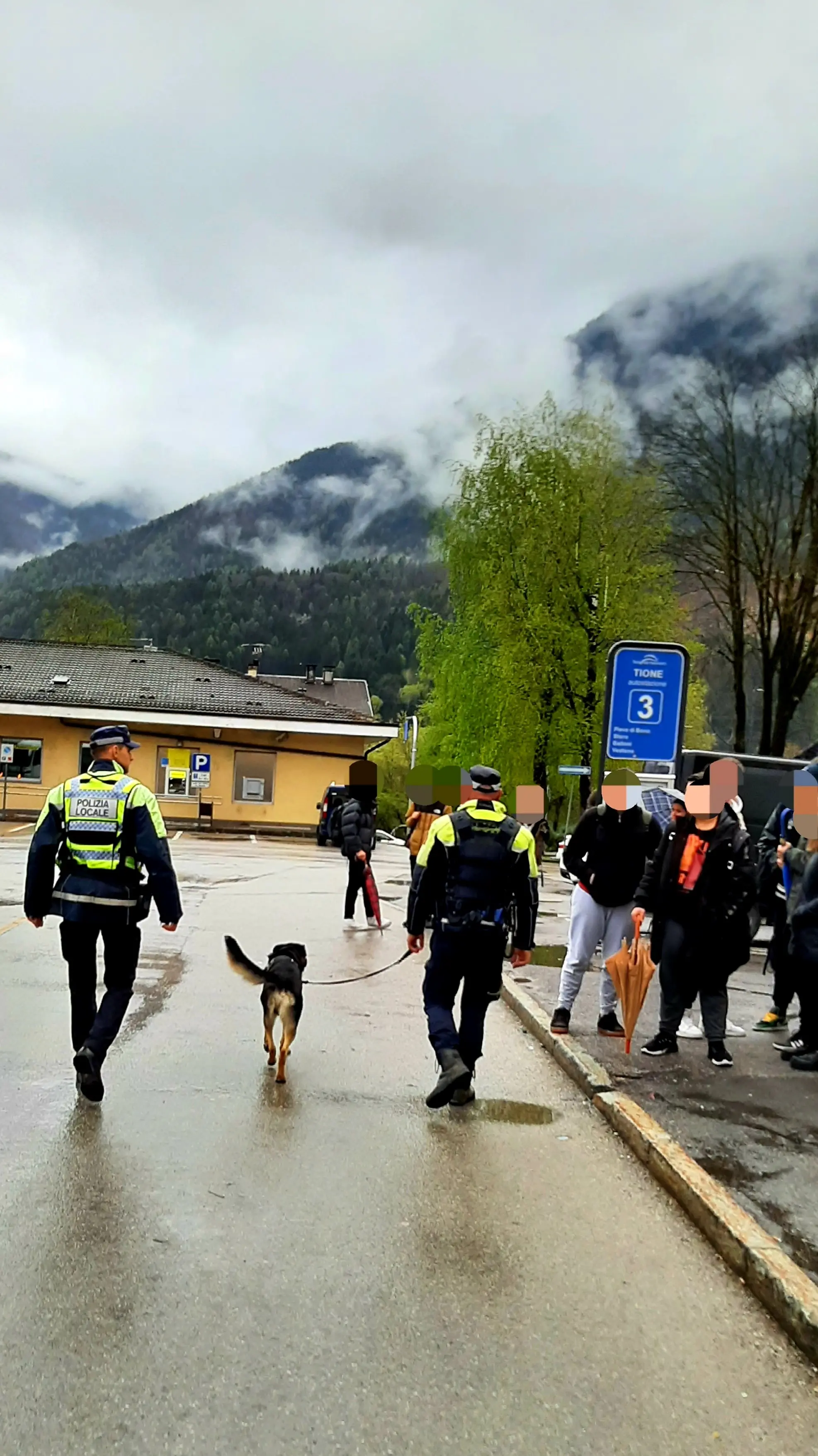 Controlli antidroga con il cane Boti sui bus in arrivo a Tione e Ponte Arche