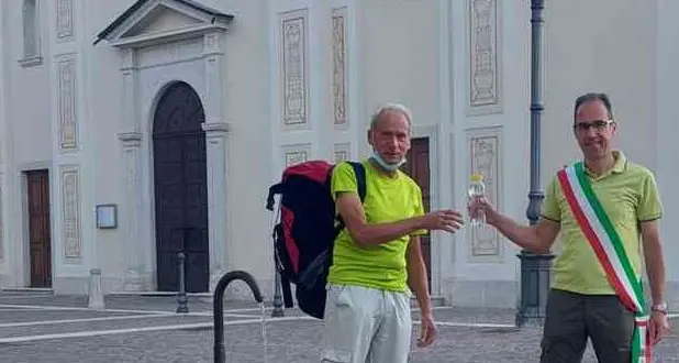 Equità sociale, il barbiere maratoneta Marco Patton è arrivato a Roma