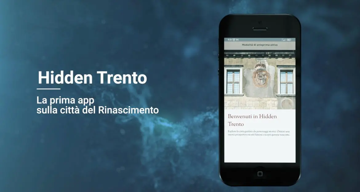 Hidden, l’app che fa passeggiare nella Trento del Cinquecento