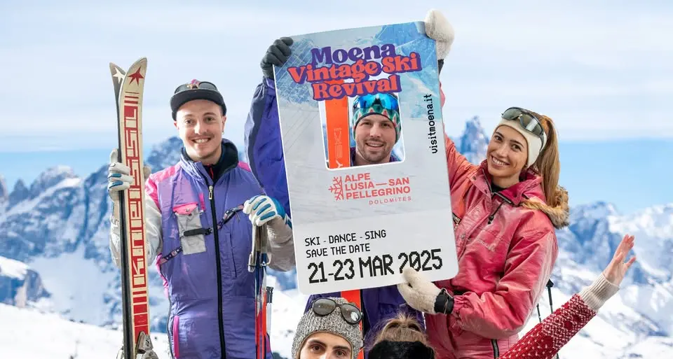 Tutti pazzi per lo sci vintage. Anche a Moena arriva lo “Ski Revival”