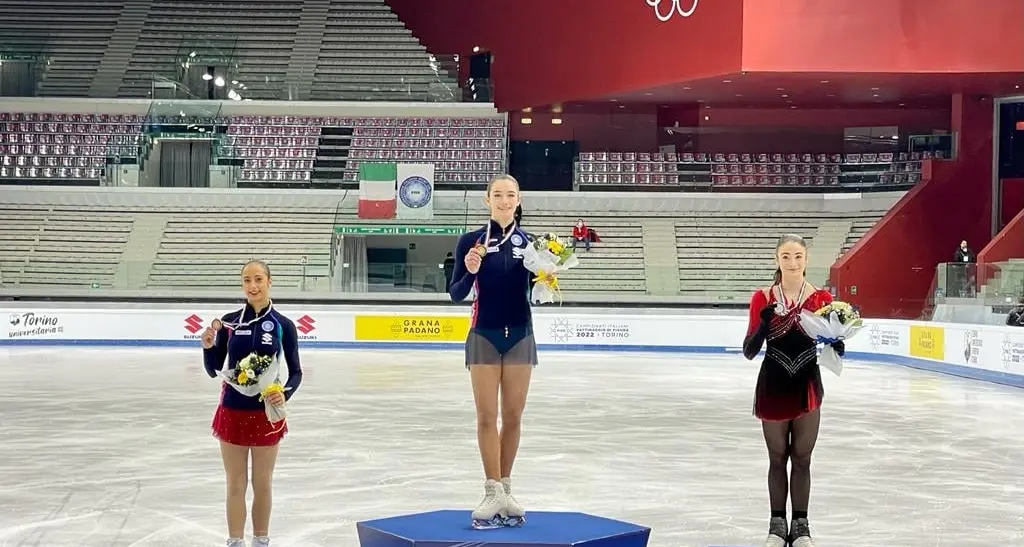 Pattinaggio, festa per Lara Naki Gutmann: la trentina e di nuovo campionessa italiana